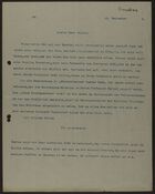 Typewritten Letter from Markus Brann to Arthur Löwenstamm, September 19, 1916