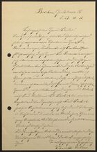 Letter from Charlotte Rother to Markus Brann, October 27, 1911
