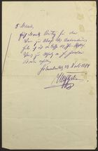 Brief Letter in German from Berlin [person], November 23, 1894