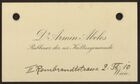 Business Card - Rabbiner Armin Abeles, (no date)