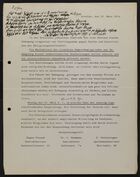 Circular Letter from Eugen Freund, Dr. L. Neumann, and O. Schlesinger, March 15, 1914, with Reply from Markus Brann