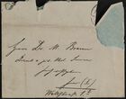 Calling Card from Dr. Carl Alexander to Markus Brann, June 10, 1902