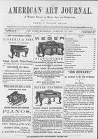 Watson's Weekly Art Journal: A Record of Events in the World of Music, Art, and Literature, Vol. VI, no. 12, January 12, 1867