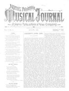 North's Philadelphia Musical Journal, August, 1886