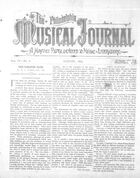 North's Philadelphia Musical Journal, August, 1889