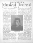 North's Philadelphia Musical Journal, August, 1890