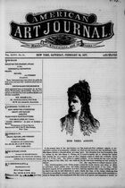 American Art Journal, Vol. 26, no. 22, February 24, 1877
