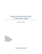 Abe Lincoln and Uncle Tom in the White House