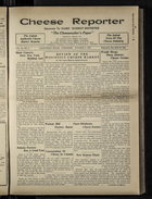 Cheese Reporter, Vol. 54, no. 4, Saturday, October 5, 1929