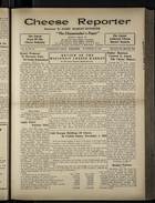 Cheese Reporter, Vol. 54, no. 10, Saturday, November 16, 1929