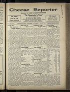 Cheese Reporter, Vol. 54, no. 38, Saturday, May 31, 1930