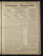 Cheese Reporter, Vol. 54, no. 50, Saturday, August 23, 1930