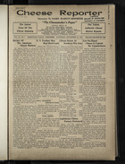 Cheese Reporter, Vol. 55, no. 1, Saturday, September 13, 1930
