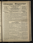 Cheese Reporter, Vol. 55, no. 12, Saturday, November 29, 1930