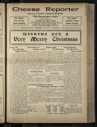 Cheese Reporter, Vol. 55, no. 15, Saturday, December 20, 1930