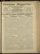 Cheese Reporter, Vol. 57, no. 29, March 27, 1933