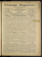 Cheese Reporter, Vol. 61, no. 5, October 3, 1936