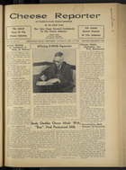 Cheese Reporter, Vol. 61, no. 15, December 12, 1936