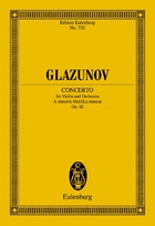 Concerto for Violin and Orchestra, Op. 82, A Minor