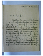 Elsa Grailich to Manó Buchinger, Pozsony, 4 April 1913