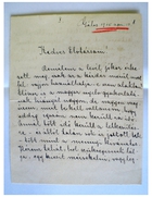 E [Elsa] Grailich to Szeréna Ladányi [Mrs. Buchinger], Gálos, 10 April 1915
