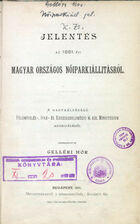 Jelentés az 1881. évi Magyar országos noiparkiállításról