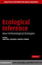 Analytical Methods for Social Research, Ecological Inference: New Methodological Strategies
