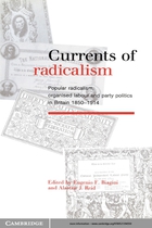 Currents of Radicalism: Popular Radicalism, Organised Labour and Party Politics in Britain, 1850–1914