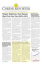 Cheese Reporter, Vol. 137, No. 29, Friday, January 18, 2013