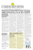 Cheese Reporter, Vol. 138, No. 1, Friday, June 28, 2013
