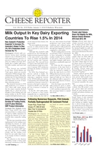 Cheese Reporter, Vol. 138, No. 28, Friday, January 3, 2014