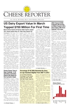 Cheese Reporter, Vol. 138, No. 46, Friday, May 9, 2014