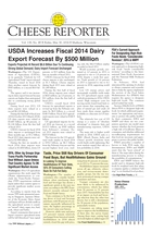 Cheese Reporter, Vol. 138, No. 49, Friday, May 30, 2014