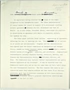 Draft of Memo from Dept. of State re: Comments on TX Paper on Immigration, June 14, 1979
