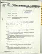 Memo from Brent Brown to Ronnie Lopez re: Economic Development in SBRC Area of AZ, with Attachment, May 4, 1979