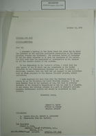 Letter from Robert M. Sayre to Edward G. Cale re: Mexican Frontier Program, October 13, 1961