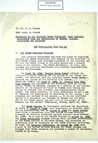 Memo from Harry N. Howard to W. O. Baxter re: Incidents on Northern Greek Frontiers: Some Official Statements from Govts. of Greece, Albania, Yugoslavia & Bulgaria, c.1947