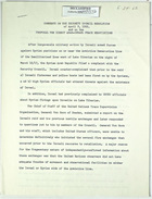 Memo re: Security Council Resolution of April 9, 1962; Proposal for Direct Arab–Israel Peace Negotiations, n.d.