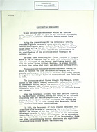 Confidential Memo re: Ambassador Whelan, August 8, 1957