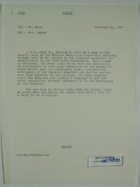 Copy of memo from Mrs. Hughes to Mr. Mann, re: Negotiating tactics in proposed water agreement and Chamizal border dispute, November 21, 1950