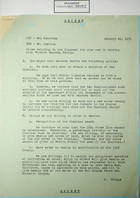 Letter from Harold C. Herrick to R. R. Rubottom re: Notes on Chamizal Border Dispute for Discussion with Attorney Vicente Sanchez Gavito, January 22 1951