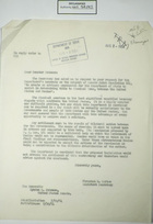 Letter from Thruston B. Morton to Lyndon B. Johnson re: Senate Joint Resolution 164 Won't Advance Settlement of Chamizal Border Dispute, per State Dept. - Advise Against Enactment, August 2, 1954