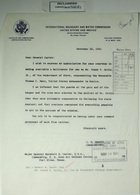 Letter from Commissioner Leland H. Hewitt to Major-General Marshal S. Carter re: Appreciate Use of Helicopter for Frank V. Ortiz & Thomas C. Mann, November 22, 1961
