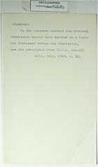Extract from American Journal of International Law p. 541 re: Chamizal Border Dispute, July, 1960