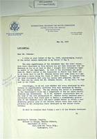 Letter from Commissioner Leland H. Hewitt to Melville E. Osborne re: Unsure if Route Developed by Aerial Mosaic Section Significantly Differs From that of Mann/Sanchez Gavito, May 18, 1959