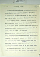 Paper re: Draft Statement from Melvile E. Osborne on Chamizal Border Dispute, May 1, 1959