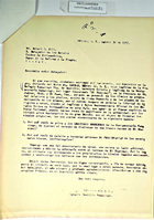 Letter re: questions related to my interest as an heir to certain properties located in 'El Chamizal', from Ignacio Castillo Samaniego to Robert C. Hill, August 30, 1957
