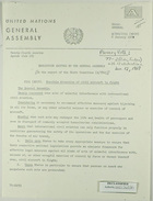 United Nations General Assembly: Resolution on Forcible Diversion of Civil Aircraft in Flight, January 6, 1970