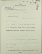 Draft of Memo from Dean Rusk and Robert S. McNamara to the President re: Arab–Israel Crisis, May 29, [1967?]