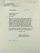 Letter from Alfred L. Atherton, Jr., to Stephen Palmer re: Minister Anug's Views, April 19, 1968
